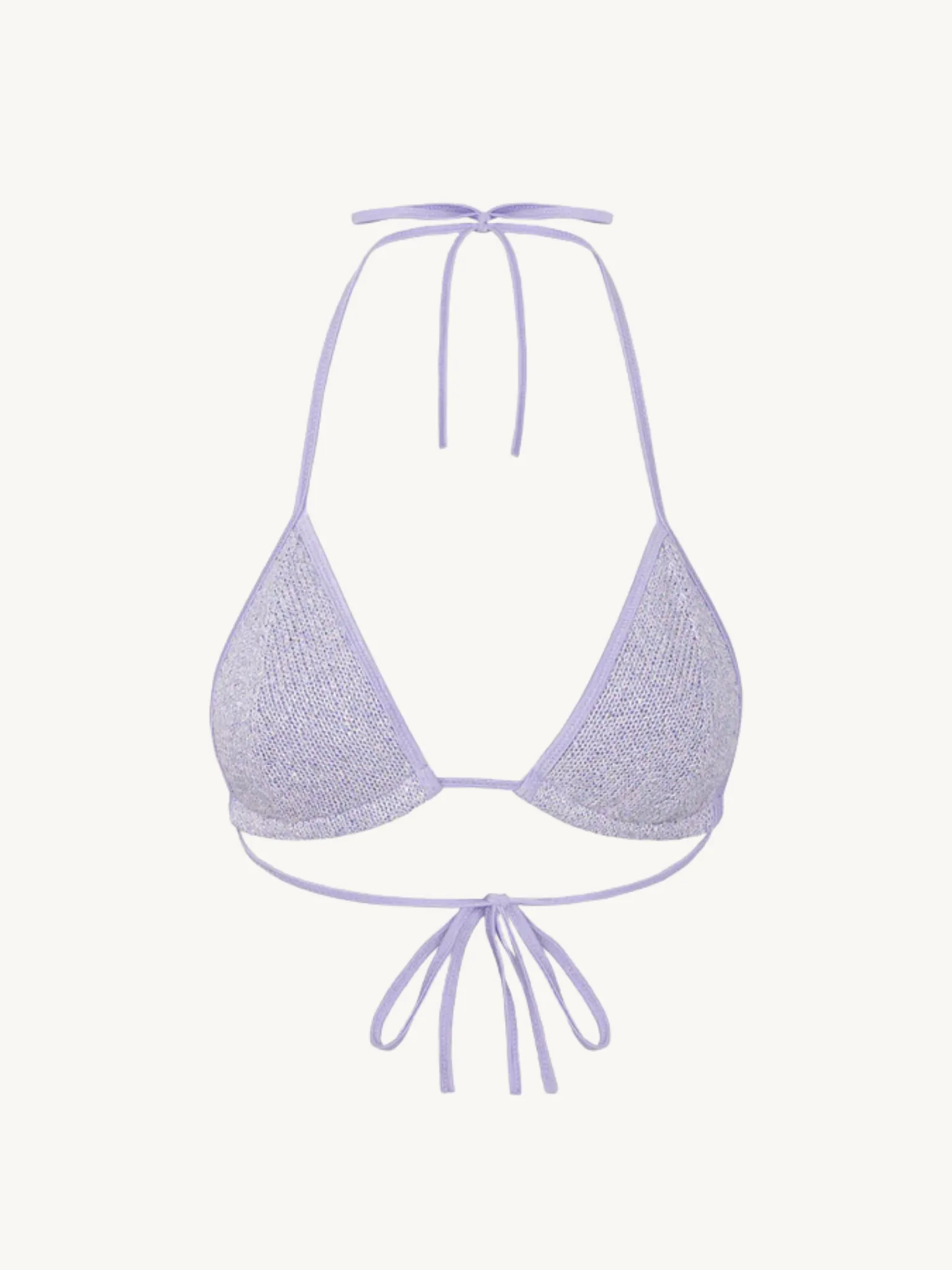 Lio Bikini Top - Lavender Sequin sold by Asta Resort