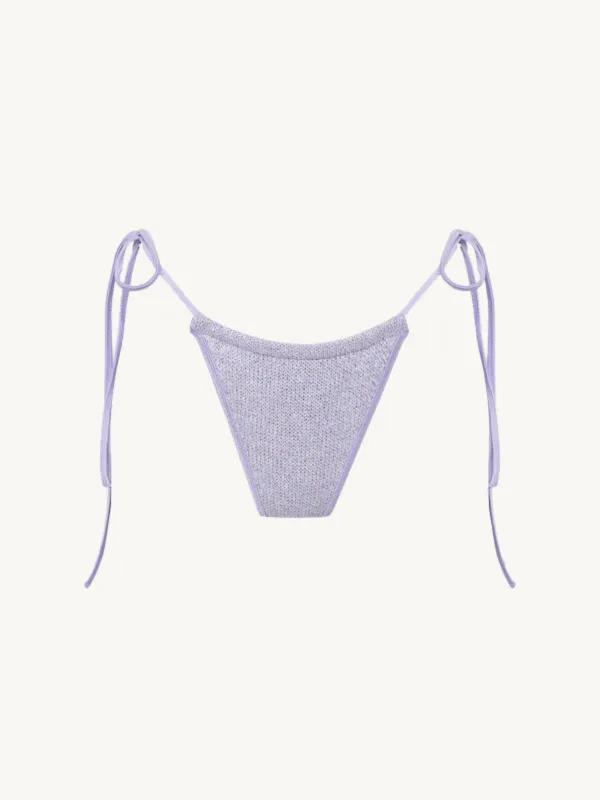 Lio Bikini Bottom - Lavender Sequin sold by Asta Resort