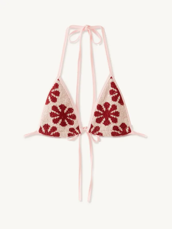 Lio Bikini Top - Pink Delilah Sequin sold by Asta Resort