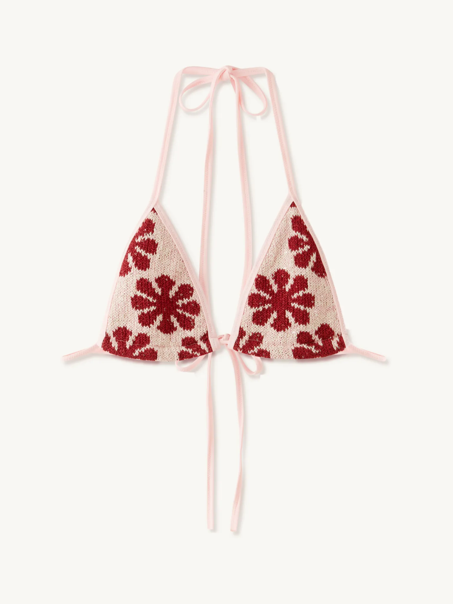 Lio Bikini Top - Pink Delilah Sequin sold by Asta Resort