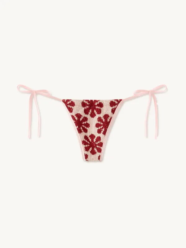 Lio Bikini Bottom - Pink Delilah Sequin sold by Asta Resort