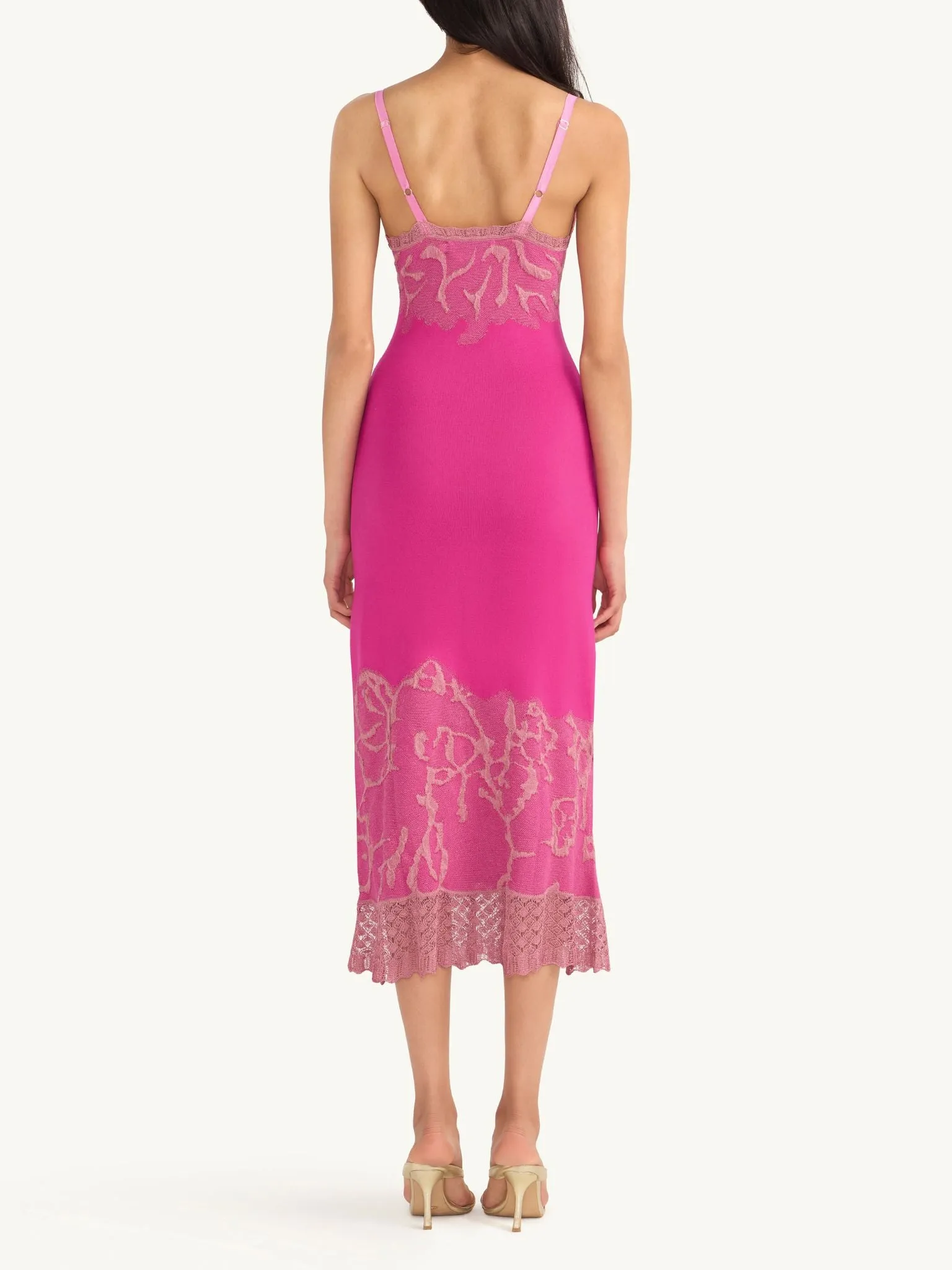 Adele Midi Dress - Dark Rose sold by Asta Resort product image thumbnail 4