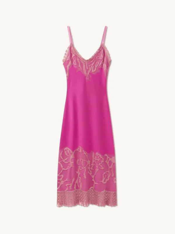 Adele Midi Dress - Dark Rose sold by Asta Resort