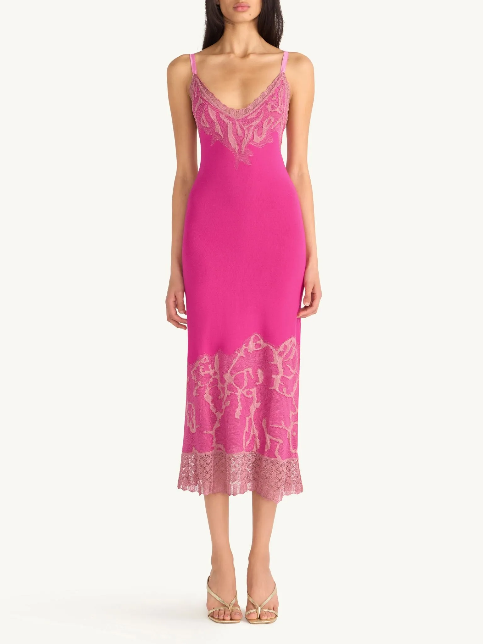 Adele Midi Dress - Dark Rose sold by Asta Resort product image thumbnail 2