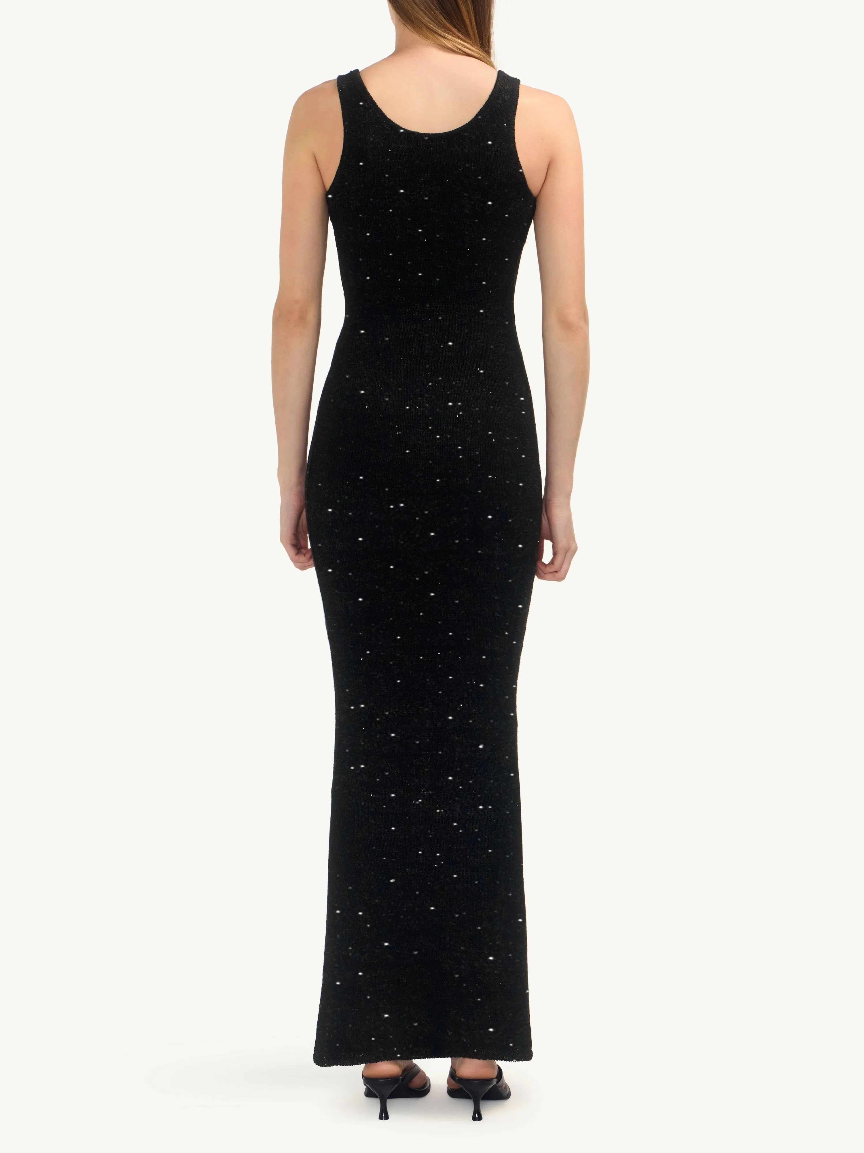 Ana Dress - Black/Silver Sequin sold by Asta Resort product image thumbnail 4