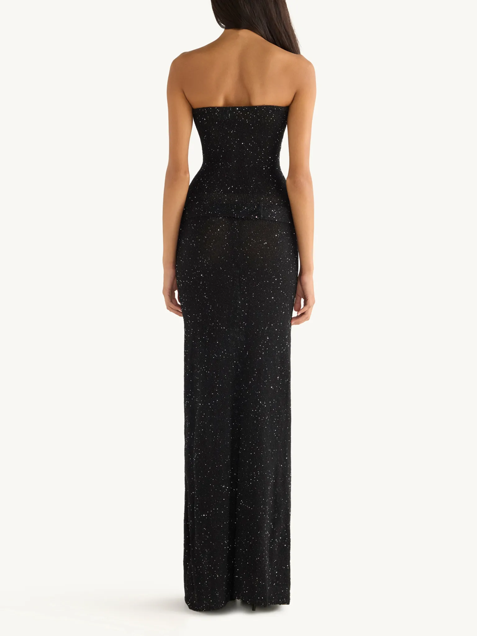 Gisele Dress - Black/Silver Sequin sold by Asta Resort product image thumbnail 3