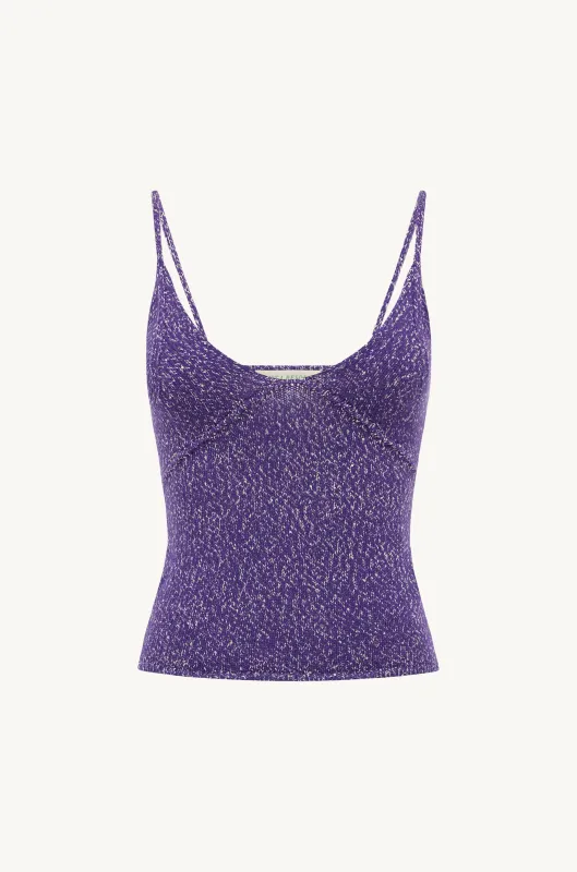 Carolina Camisole - Violet Sequin sold by Asta Resort