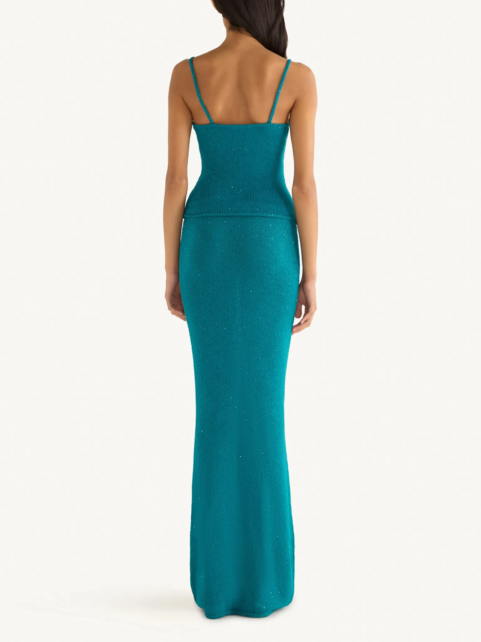 Carolina Camisole - Palm Green Sequin sold by Asta Resort product image thumbnail 4