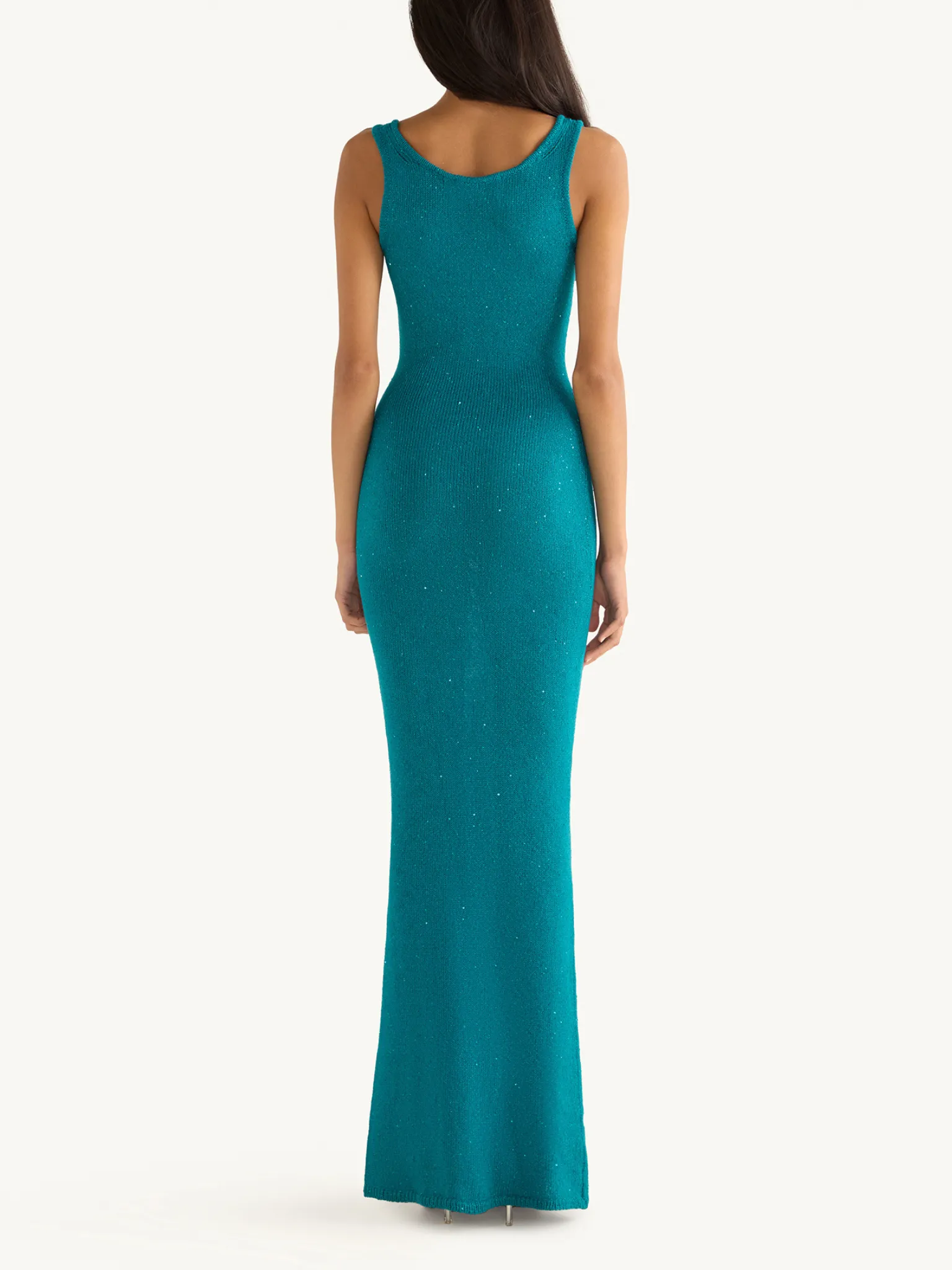 Ana Dress - Palm Green Sequin sold by Asta Resort product image thumbnail 4