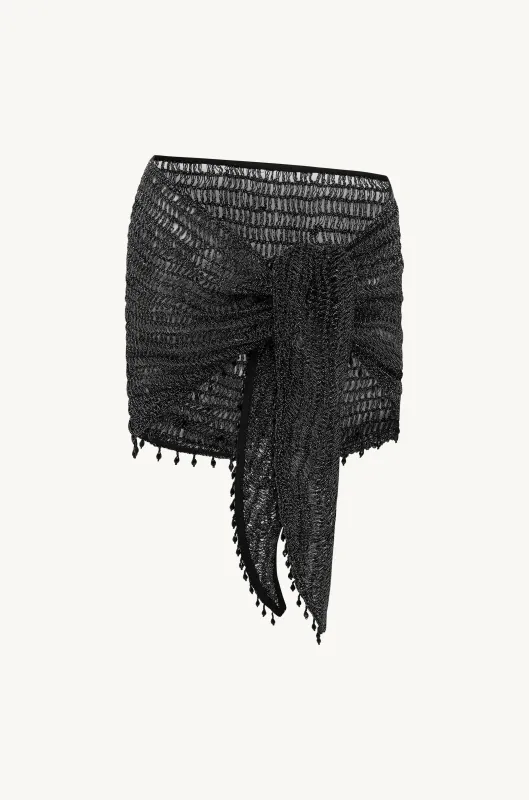Ana Hand Crochet Sarong - Onyx made by Asta Resort