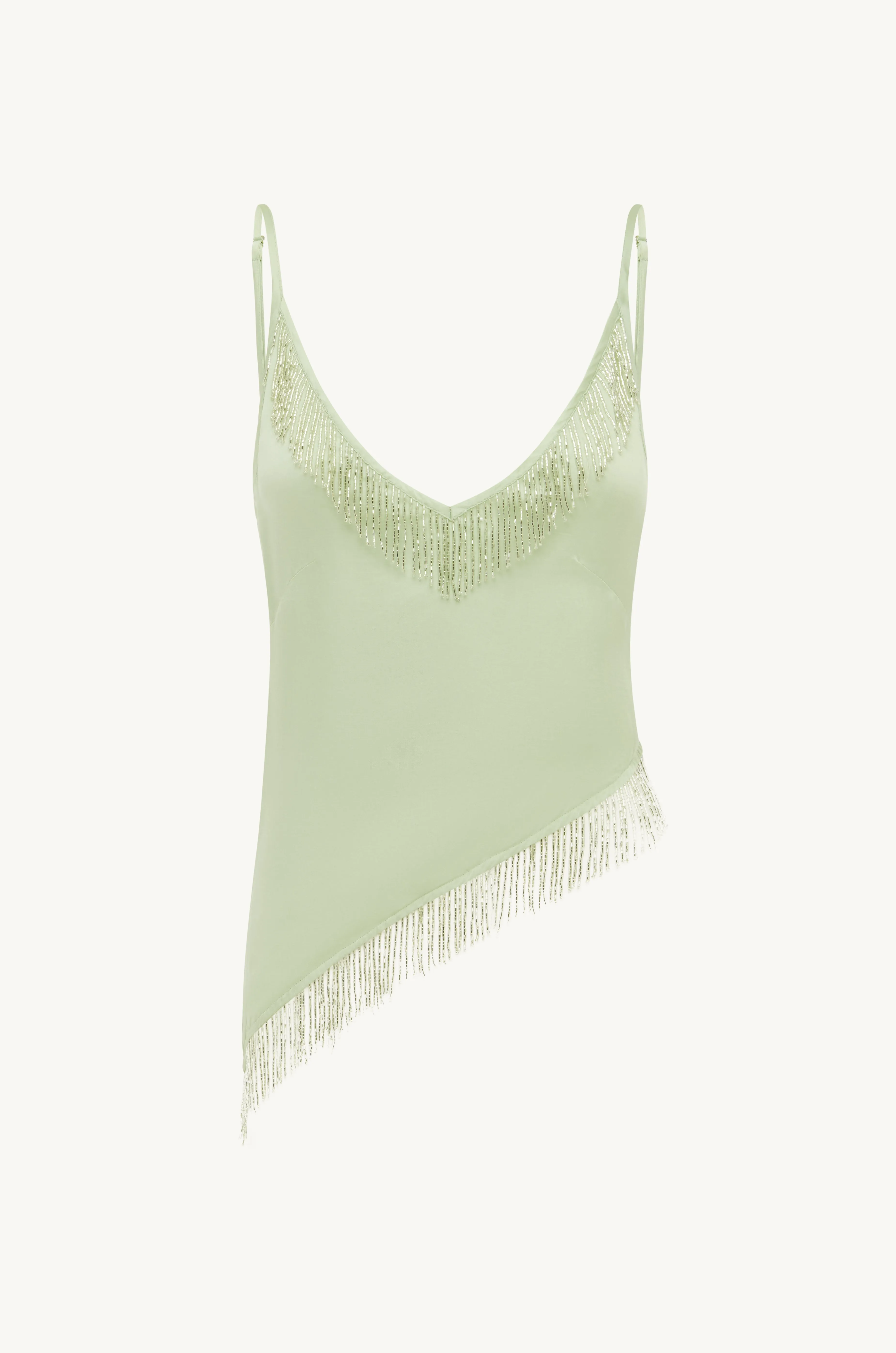 Marcia Beaded Top - Seafoam sold by Asta Resort