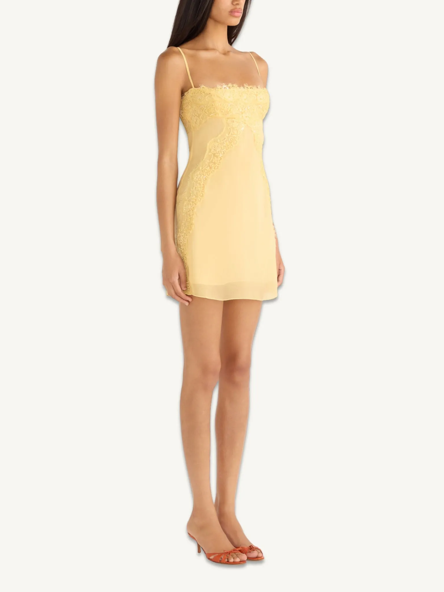 Valentina Mini Dress - Lemon sold by Asta Resort product image thumbnail 5