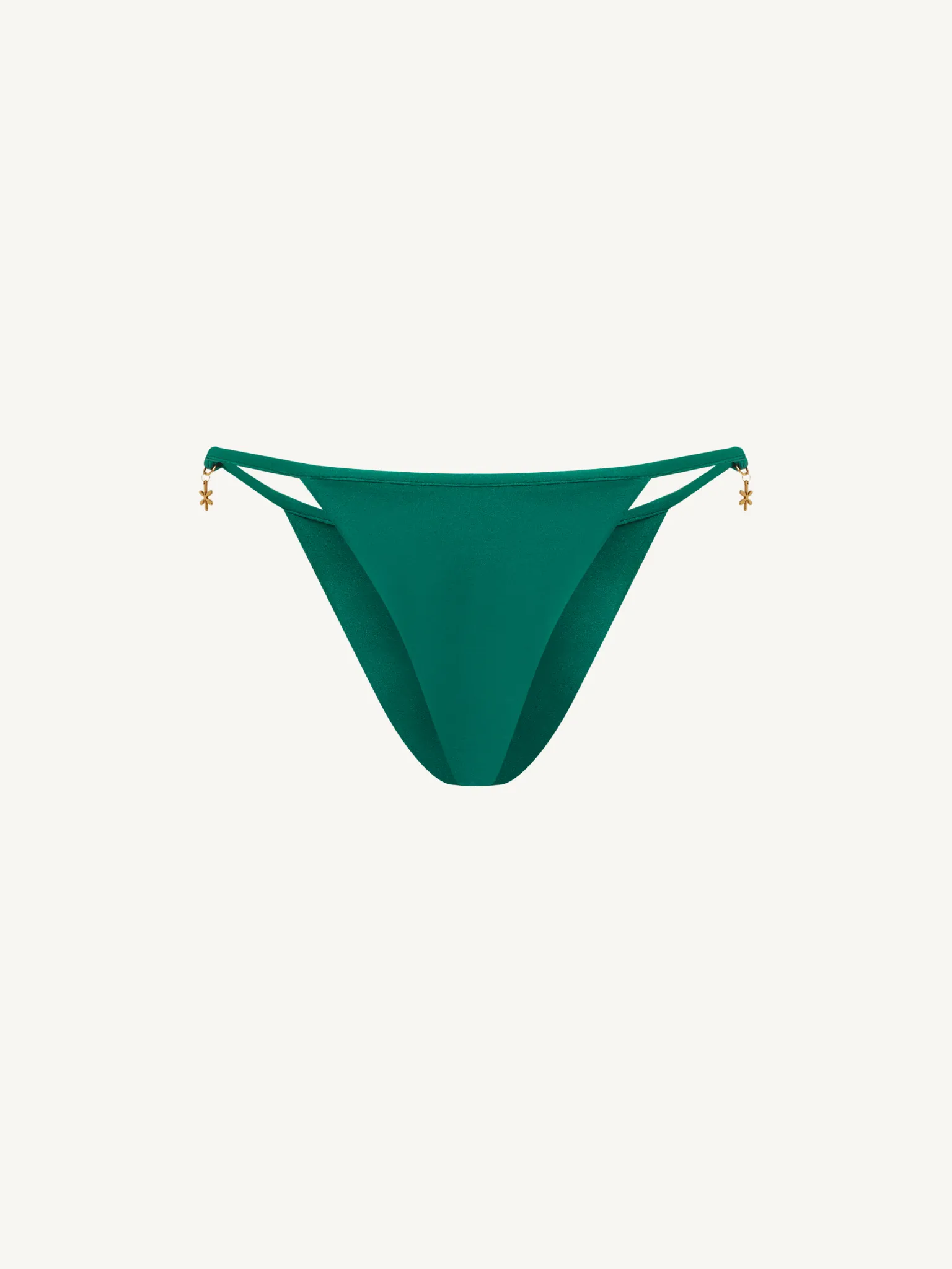 Isabella Bikini Bottom - Palm Green sold by Asta Resort