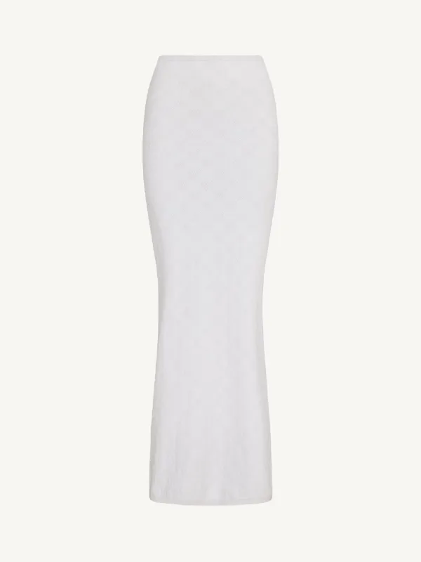 Pointelle Carolina Skirt - Salt made by Asta Resort