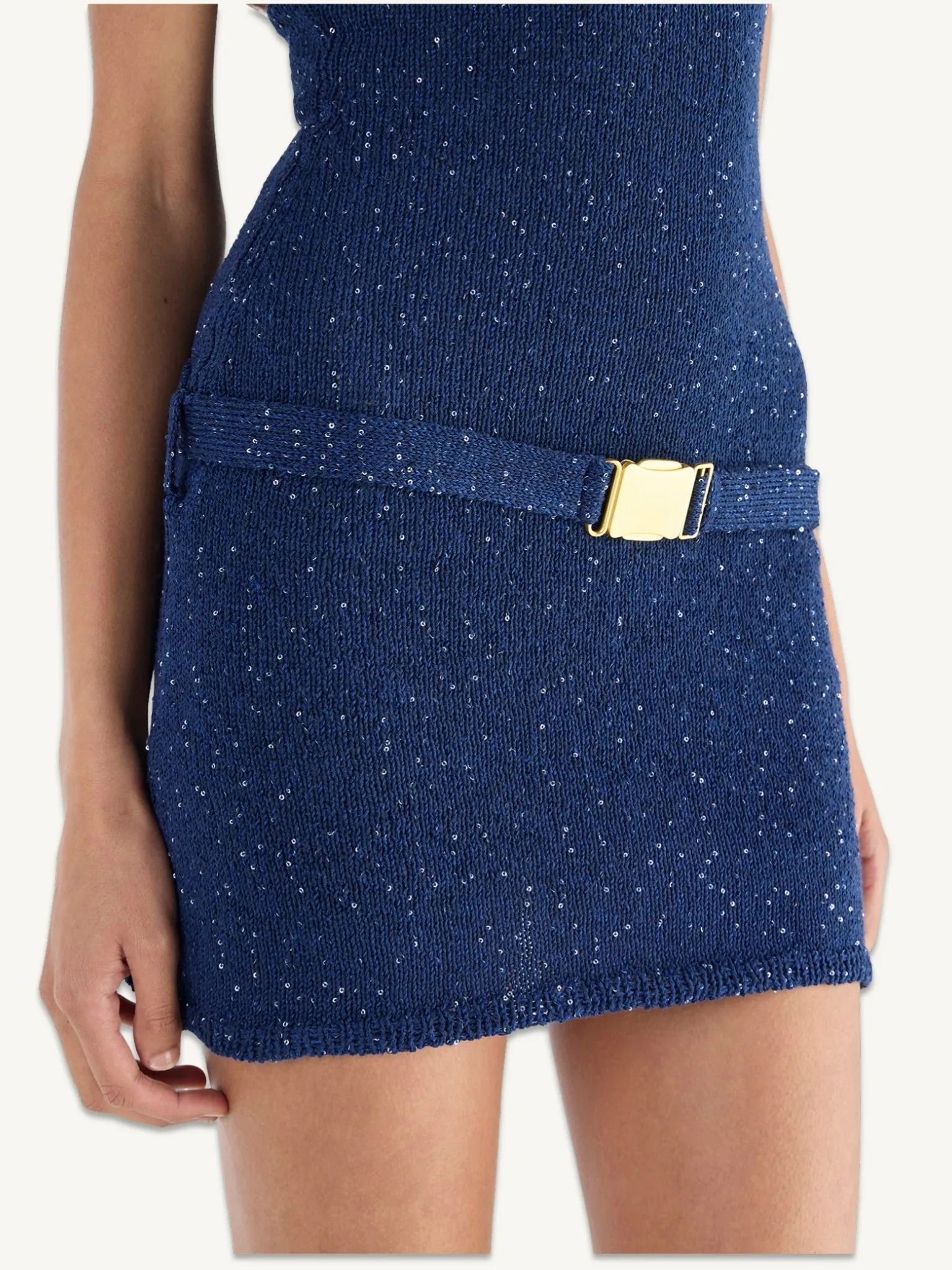 Gisele Mini Dress - Navy Sequin sold by Asta Resort product image thumbnail 3