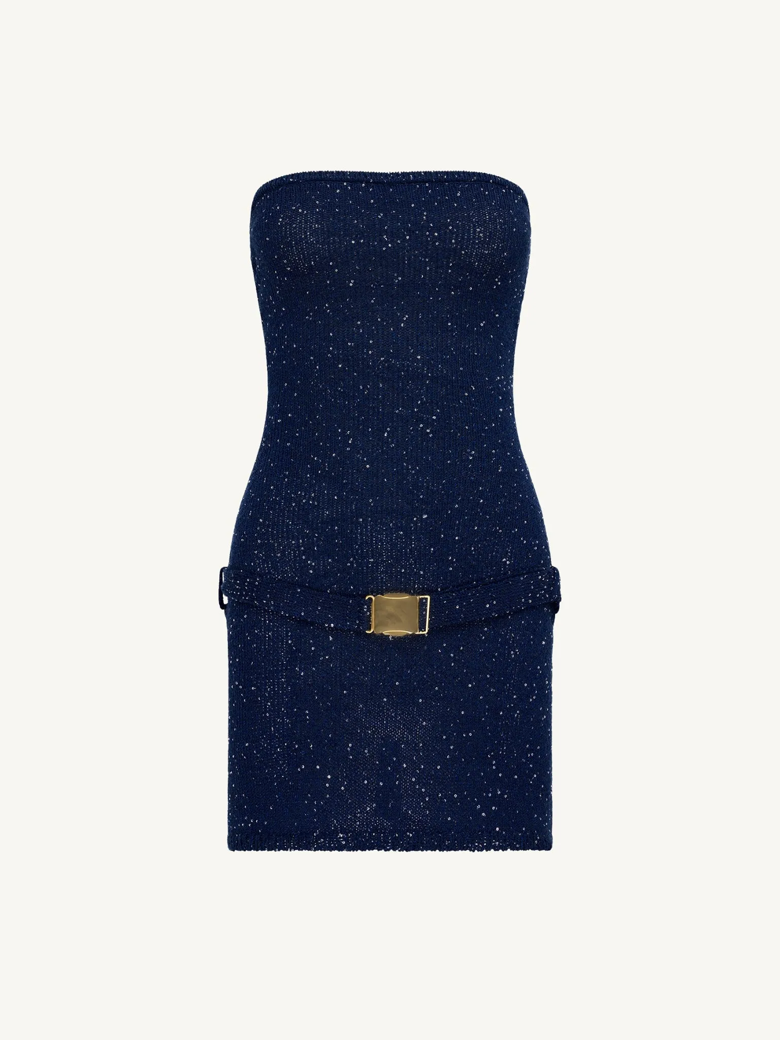 Gisele Mini Dress - Navy Sequin sold by Asta Resort