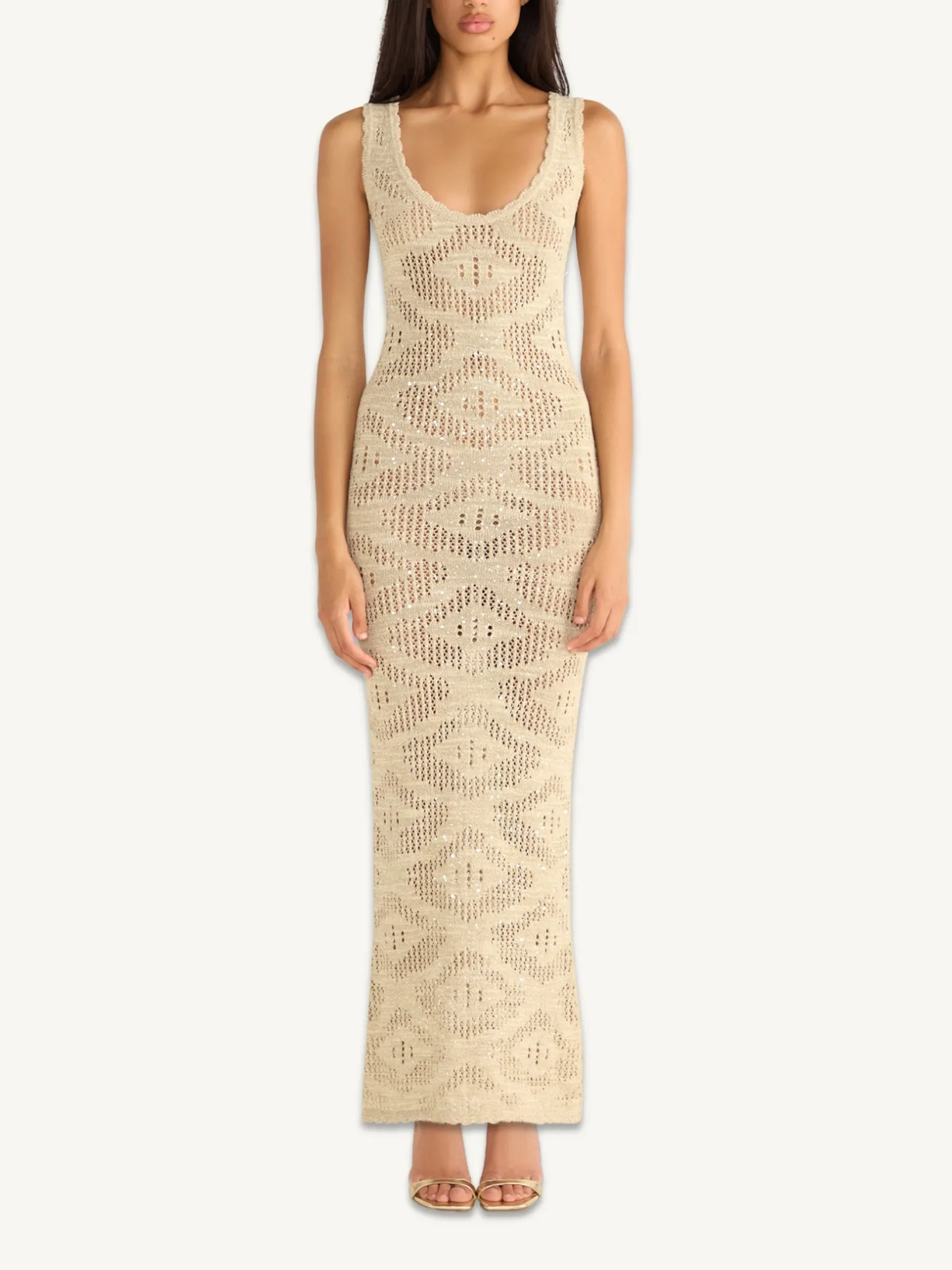 Eve Dress - Sand Shimmer sold by Asta Resort product image thumbnail 2