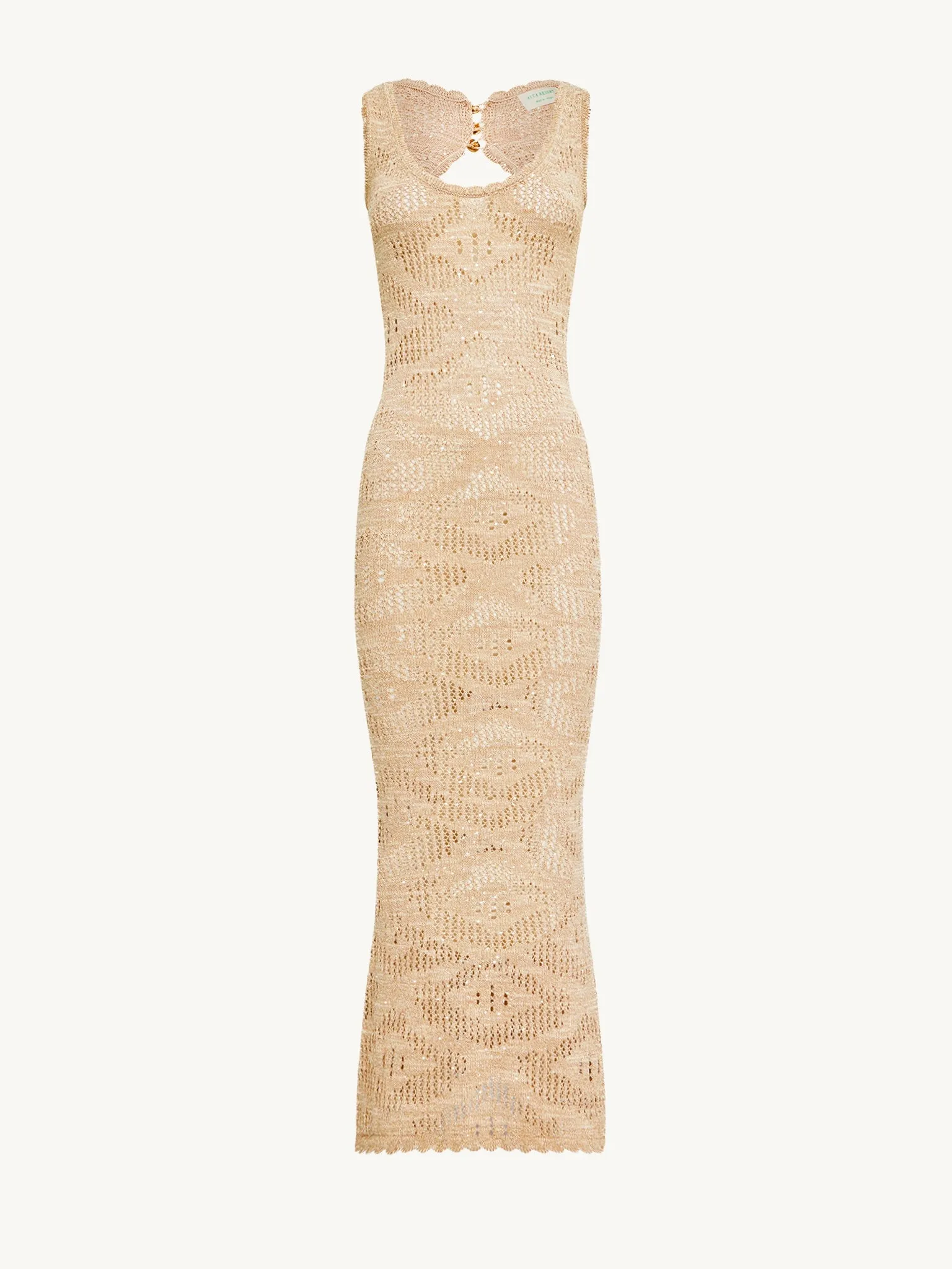 Eve Dress - Sand Shimmer sold by Asta Resort