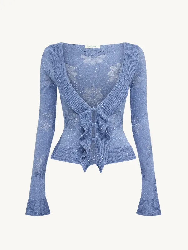 Vanessa Cardigan - Sailor Blue made by Asta Resort