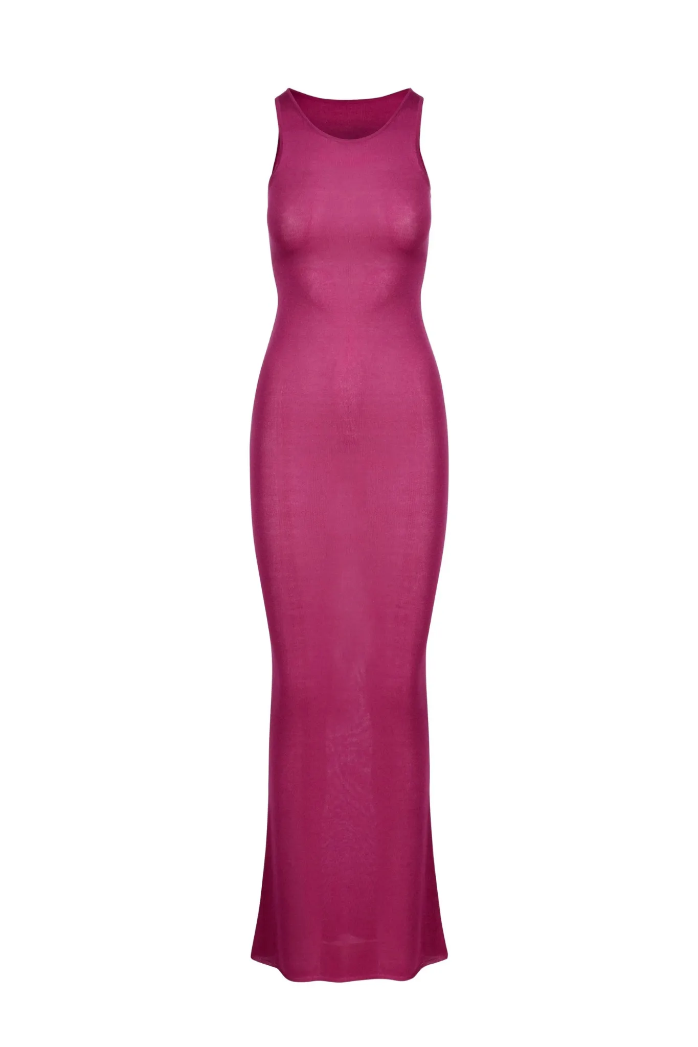 Natalia Dress - Magenta Jersey sold by Asta Resort