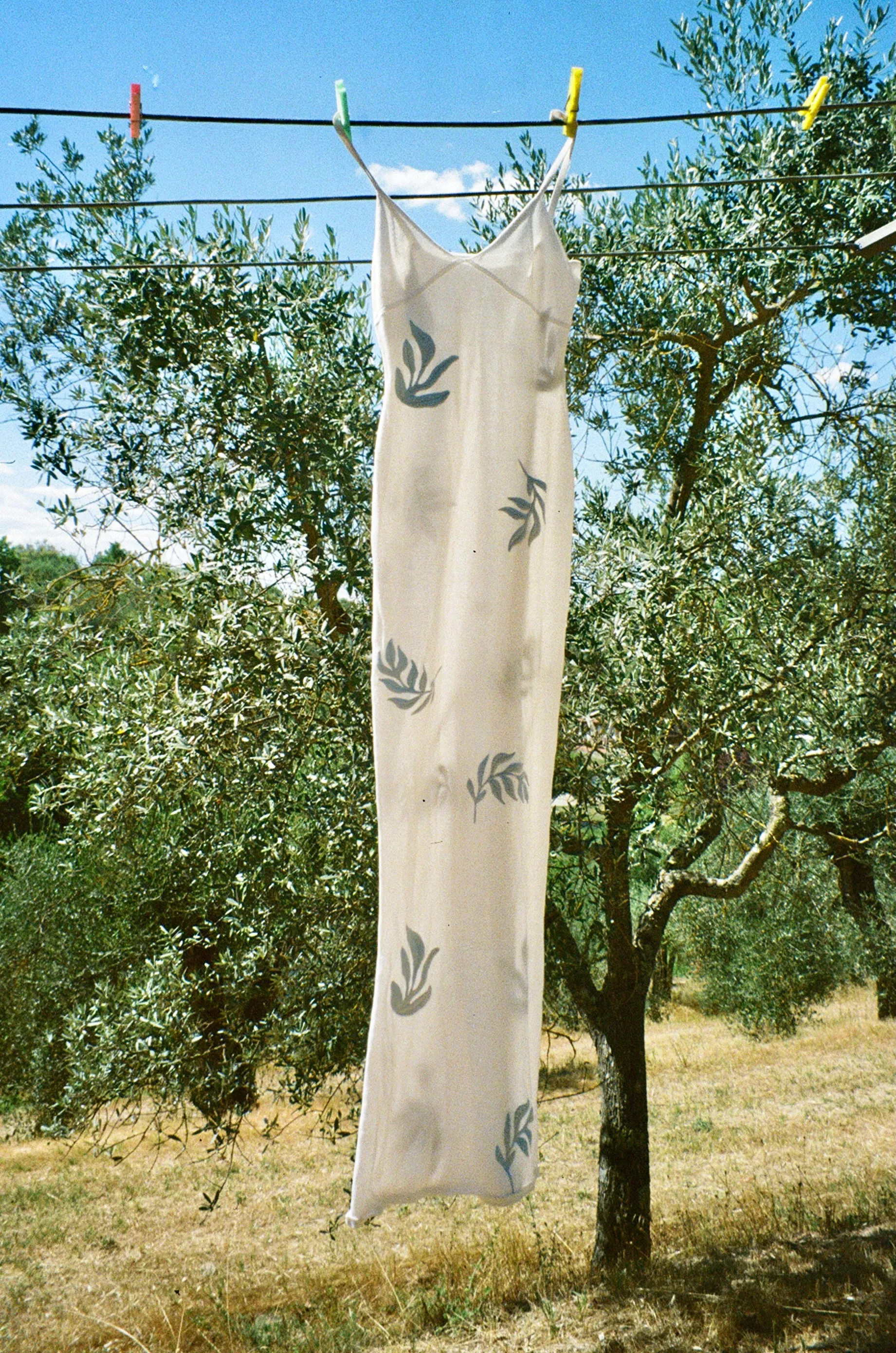 Delilah Dress - Blue Palm sold by Asta Resort product image thumbnail 5