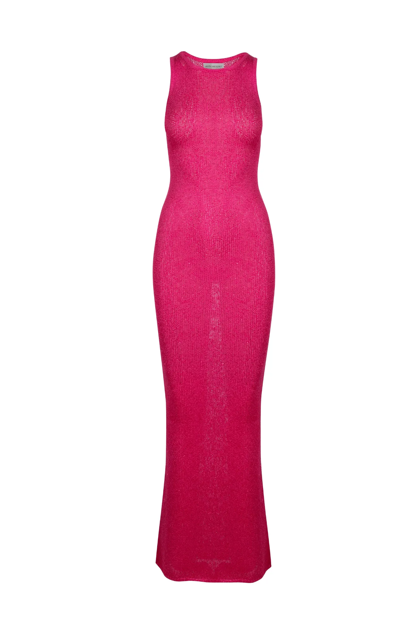 Natalia Dress - Fuchsia Sequin sold by Asta Resort