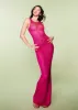 Natalia Dress - Fuchsia Sequin sold by Asta Resort