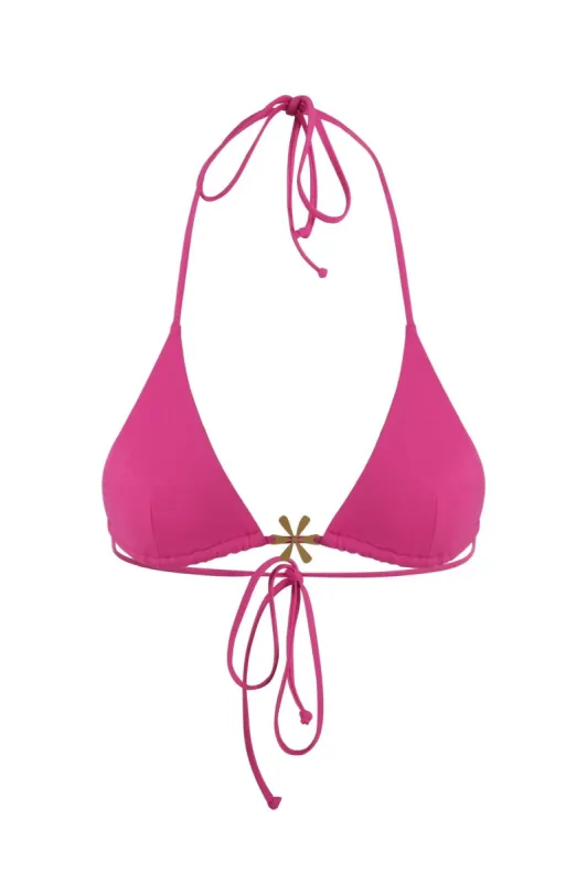 Juliana Bikini Top - Magenta sold by Asta Resort