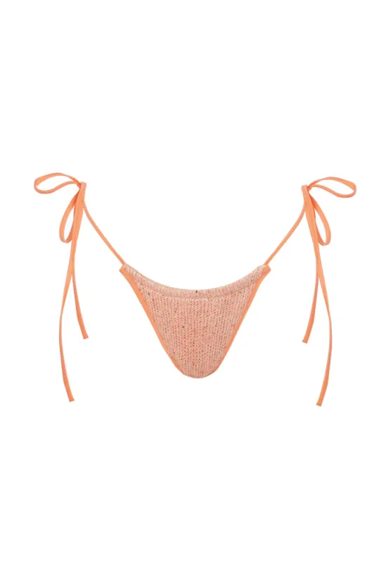 Lio Bikini Bottom - Apricot Sequin sold by Asta Resort