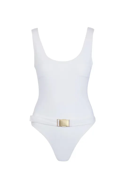 Gisele Swimsuit - White sold by Asta Resort