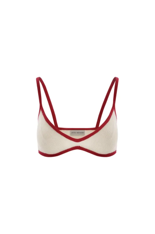 Lucia Bralette - Cherry sold by Asta Resort