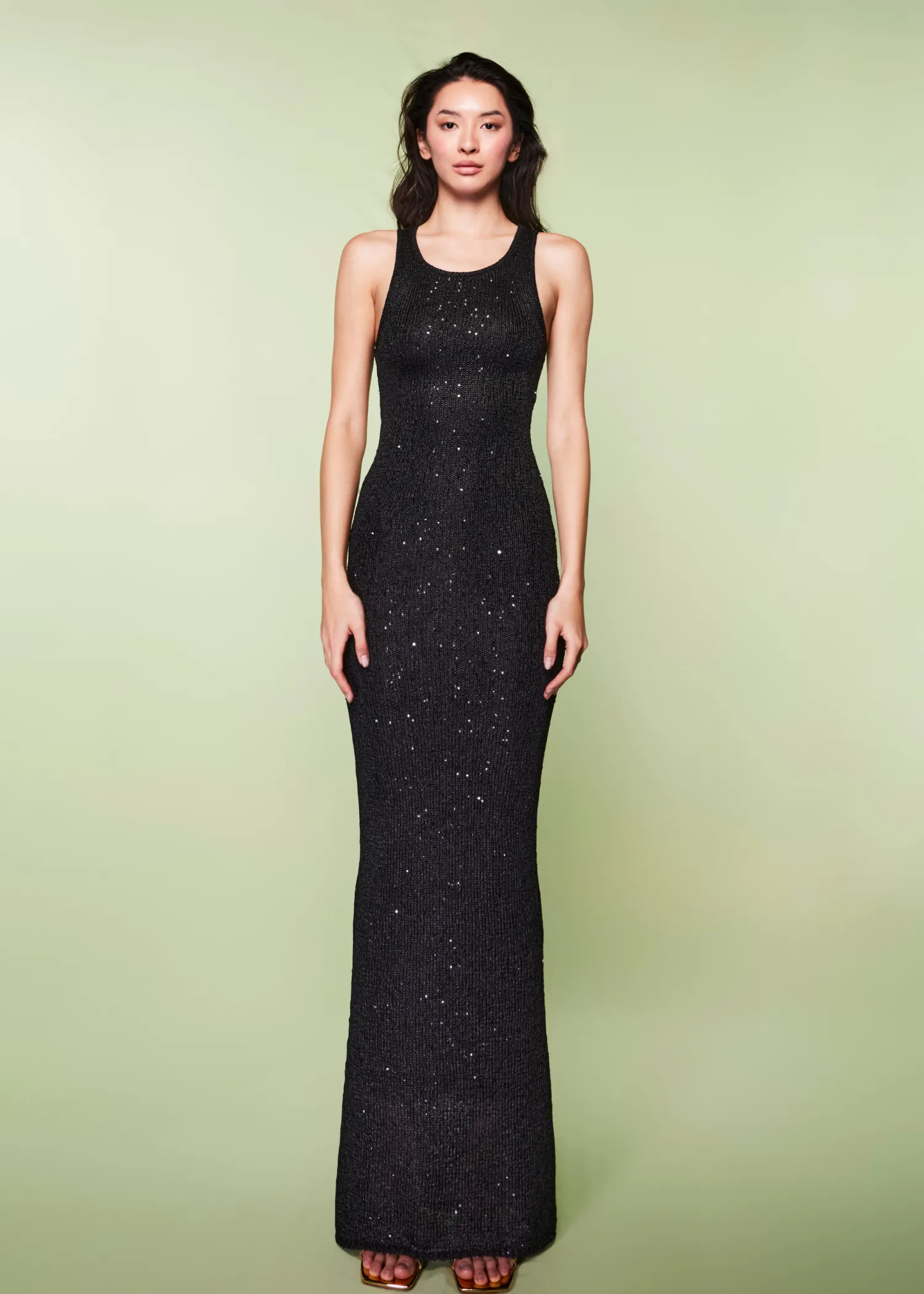 Natalia Dress - Black Sequin sold by Asta Resort product image thumbnail 2