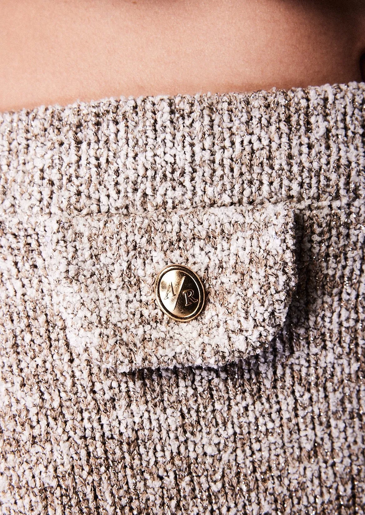 Morgan Mini Skirt - Gold sold by Asta Resort product image thumbnail 5