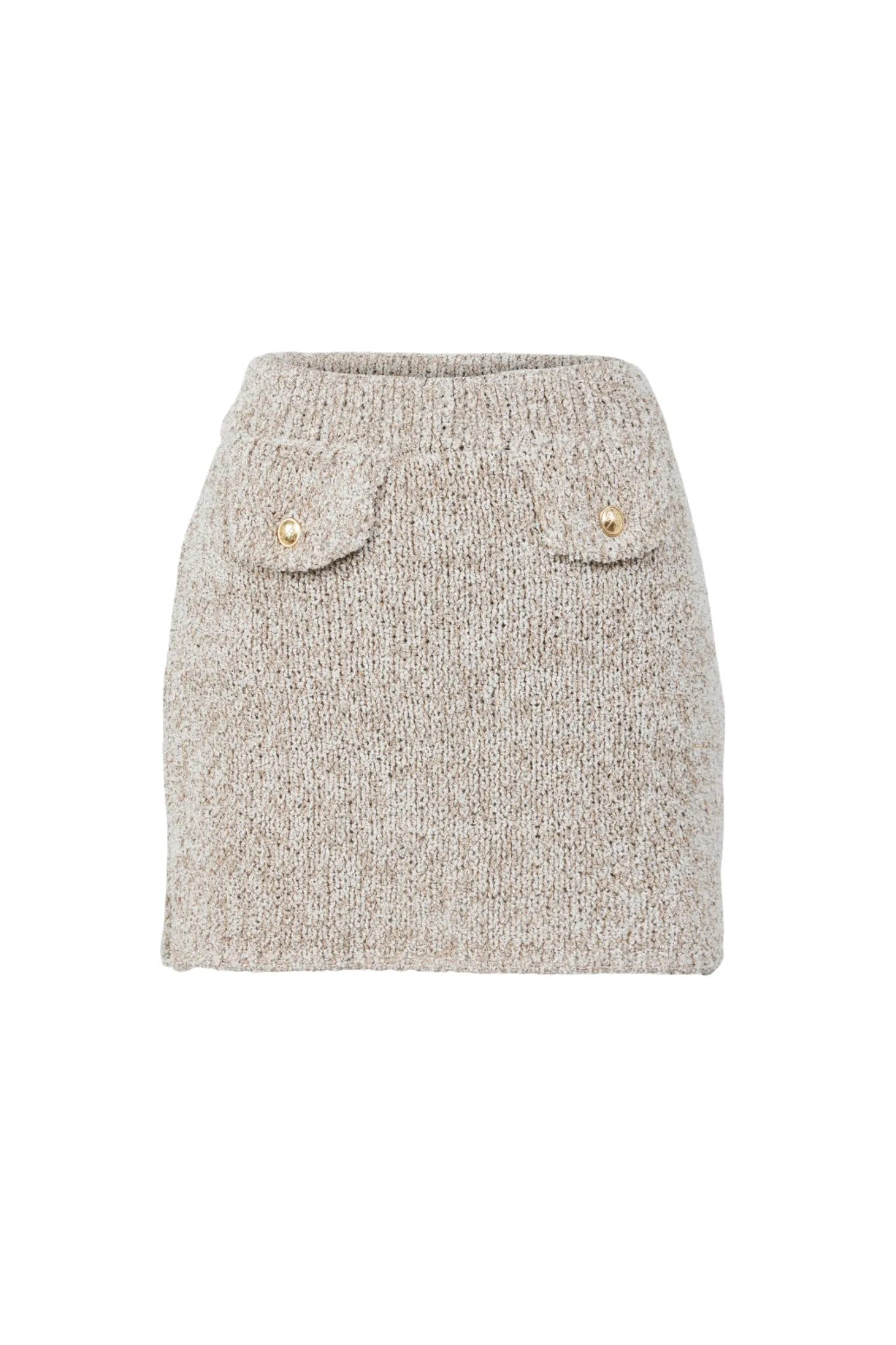 Morgan Mini Skirt - Gold sold by Asta Resort
