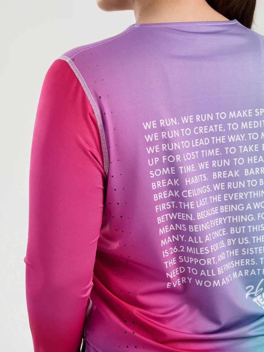 Race Pace Tee LS | Every Woman's Marathon sold by rabbit product image thumbnail 5