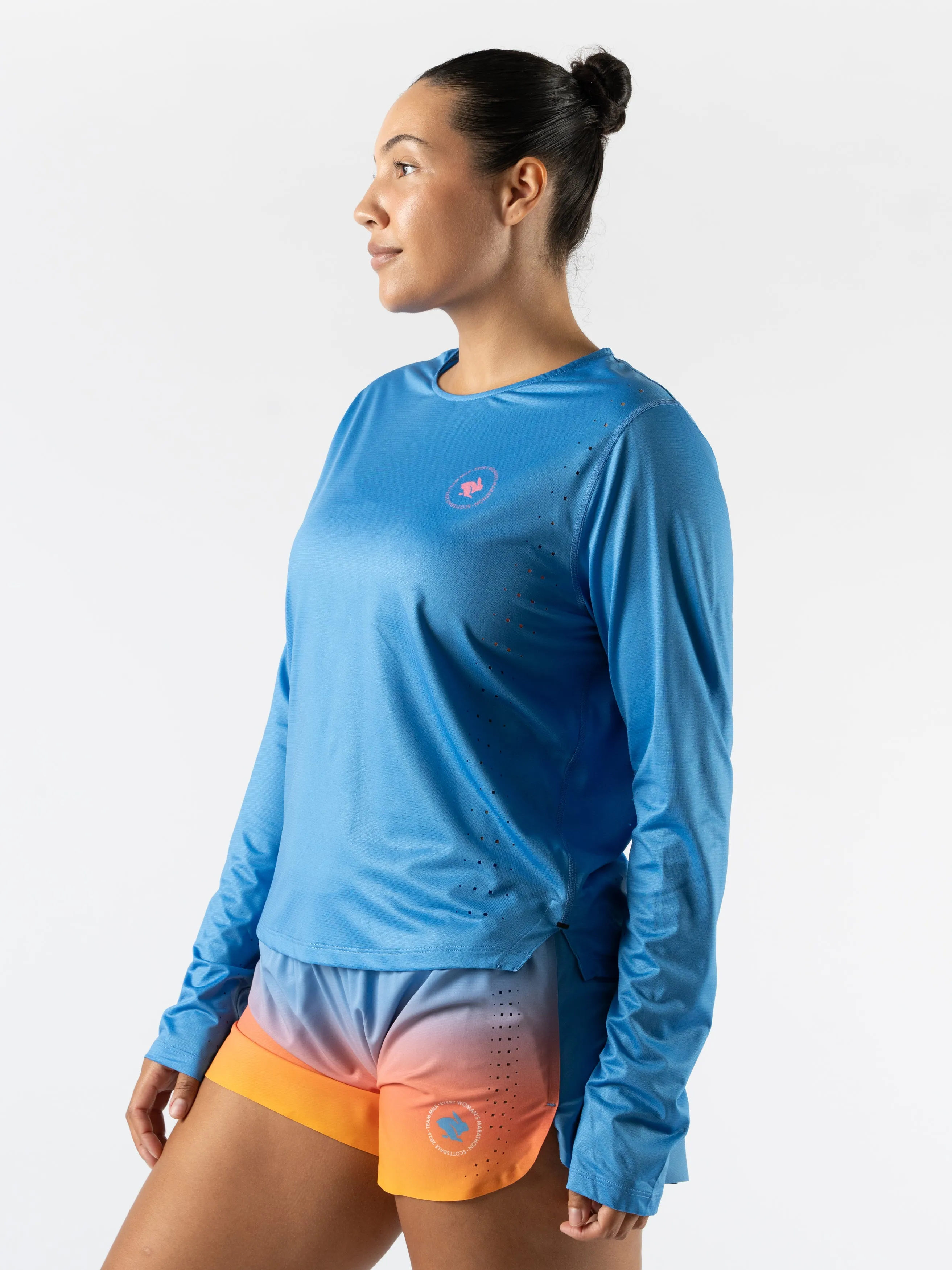 Race Pace Tee LS | Every Woman's Marathon sold by rabbit