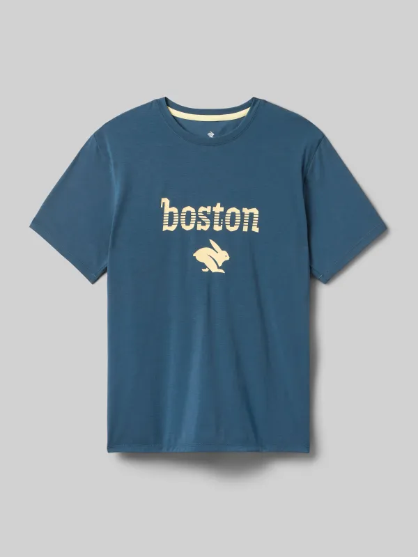 Off The Track Tee SS | Boston made by rabbit