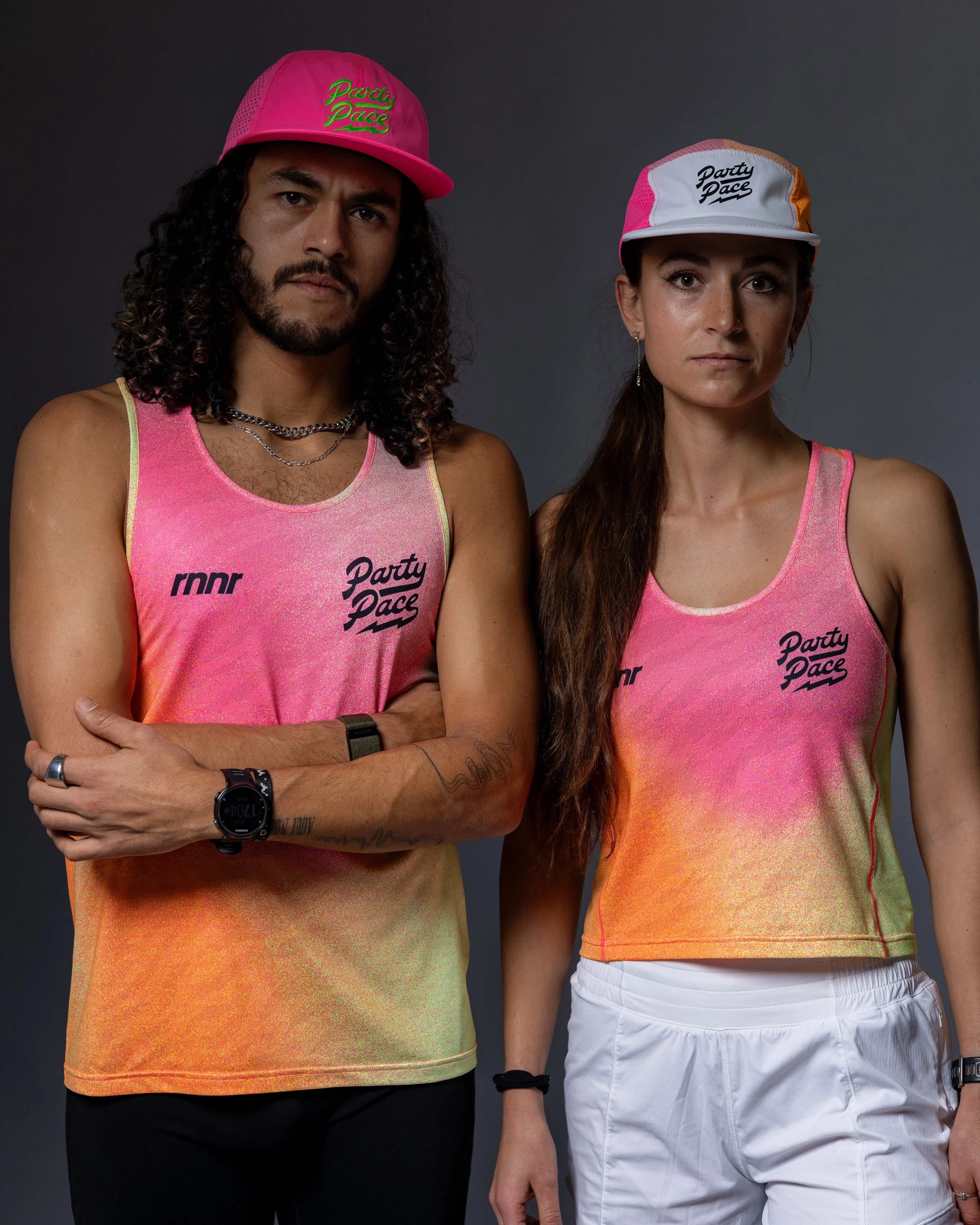 All Out Singlet Women's CROPPED -Party Pace sold by rnnr product image thumbnail 4