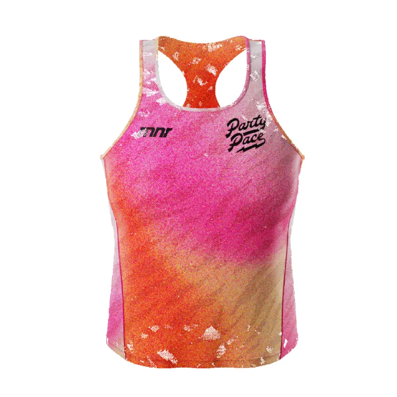 All Out Singlet  Women's CROPPED -Party Pace sold by rnnr