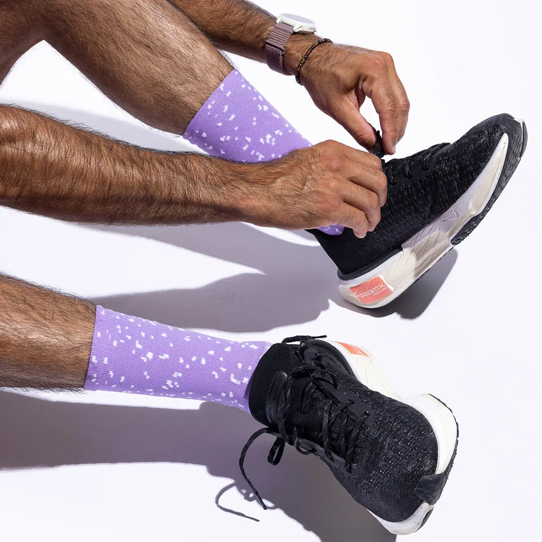 Marathon Crew Sock: Cadence Purple sold by rnnr product image thumbnail 2