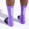 Marathon Crew Sock:  Cadence Purple sold by rnnr