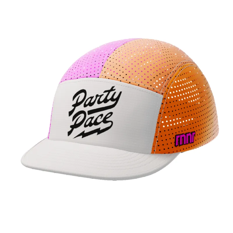 Pacer Hat: Party Pace Pink and Orange sold by rnnr