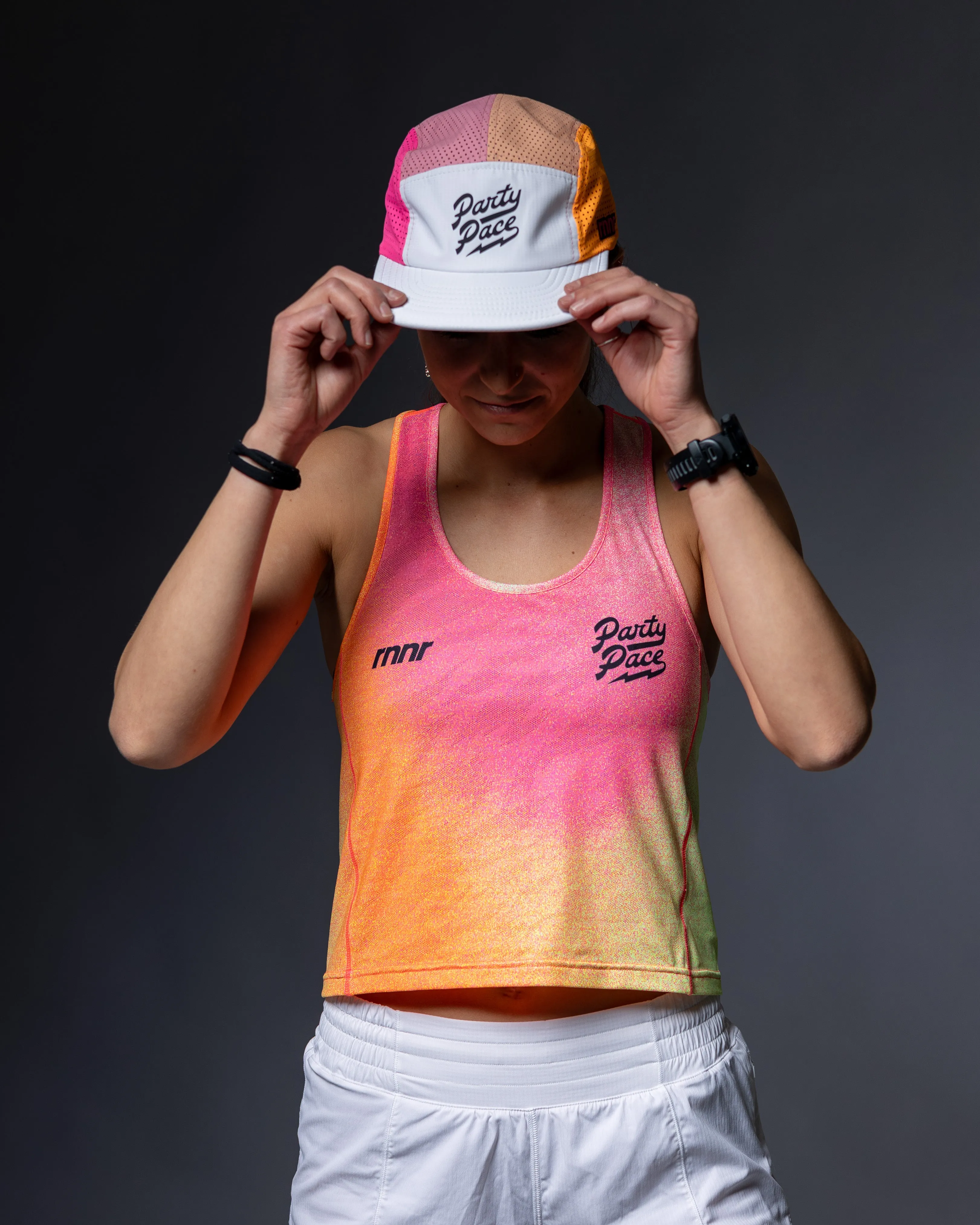 Pacer Hat: Party Pace Pink and Orange sold by rnnr product image thumbnail 4