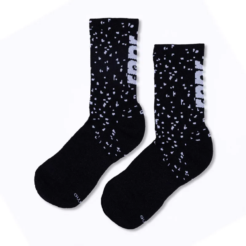Marathon Crew Sock:  Cadence Black sold by rnnr