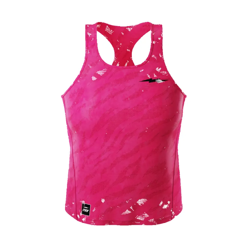 All Out Singlet Women's CROPPED- Bolt sold by rnnr