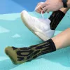 Marathon Crew Sock: Drippy Cheetah Green sold by rnnr