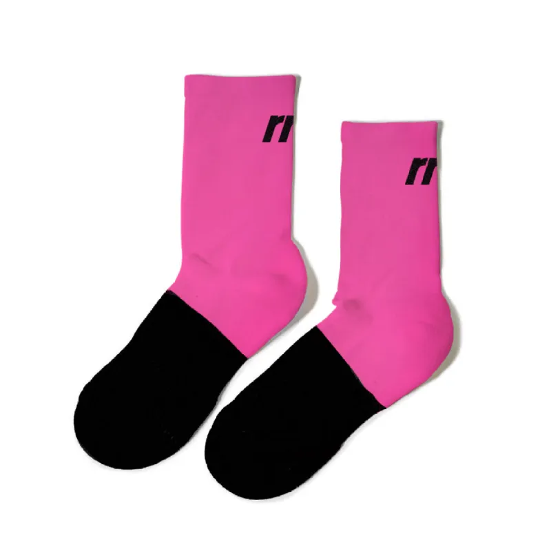 Marathon Crew Sock- Basic Pink sold by rnnr
