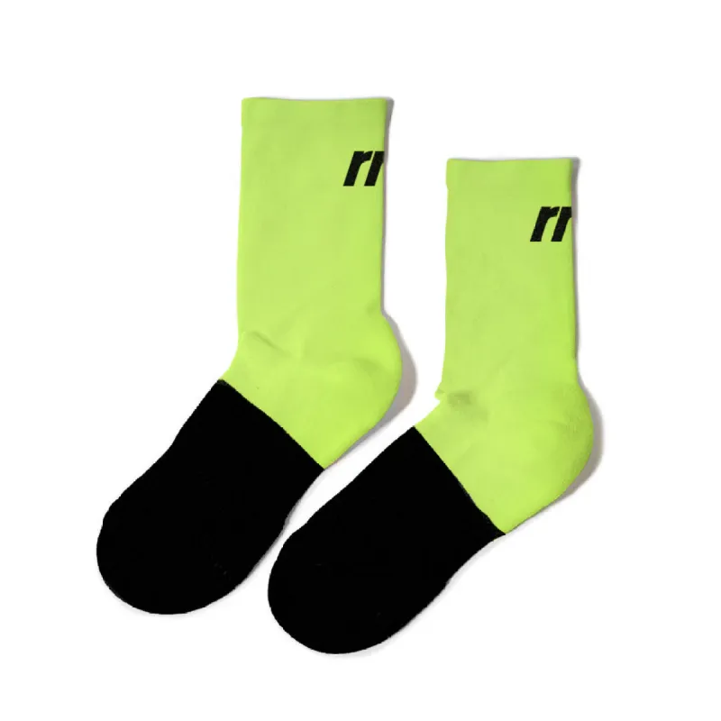 Marathon Crew Sock- Basic Lime sold by rnnr