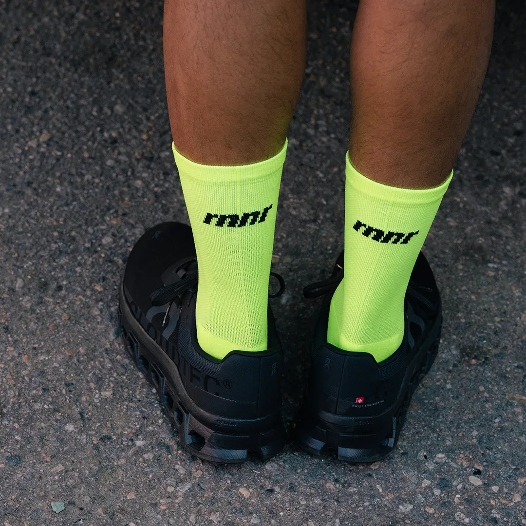 Marathon Crew Sock- Basic Lime sold by rnnr product image thumbnail 2
