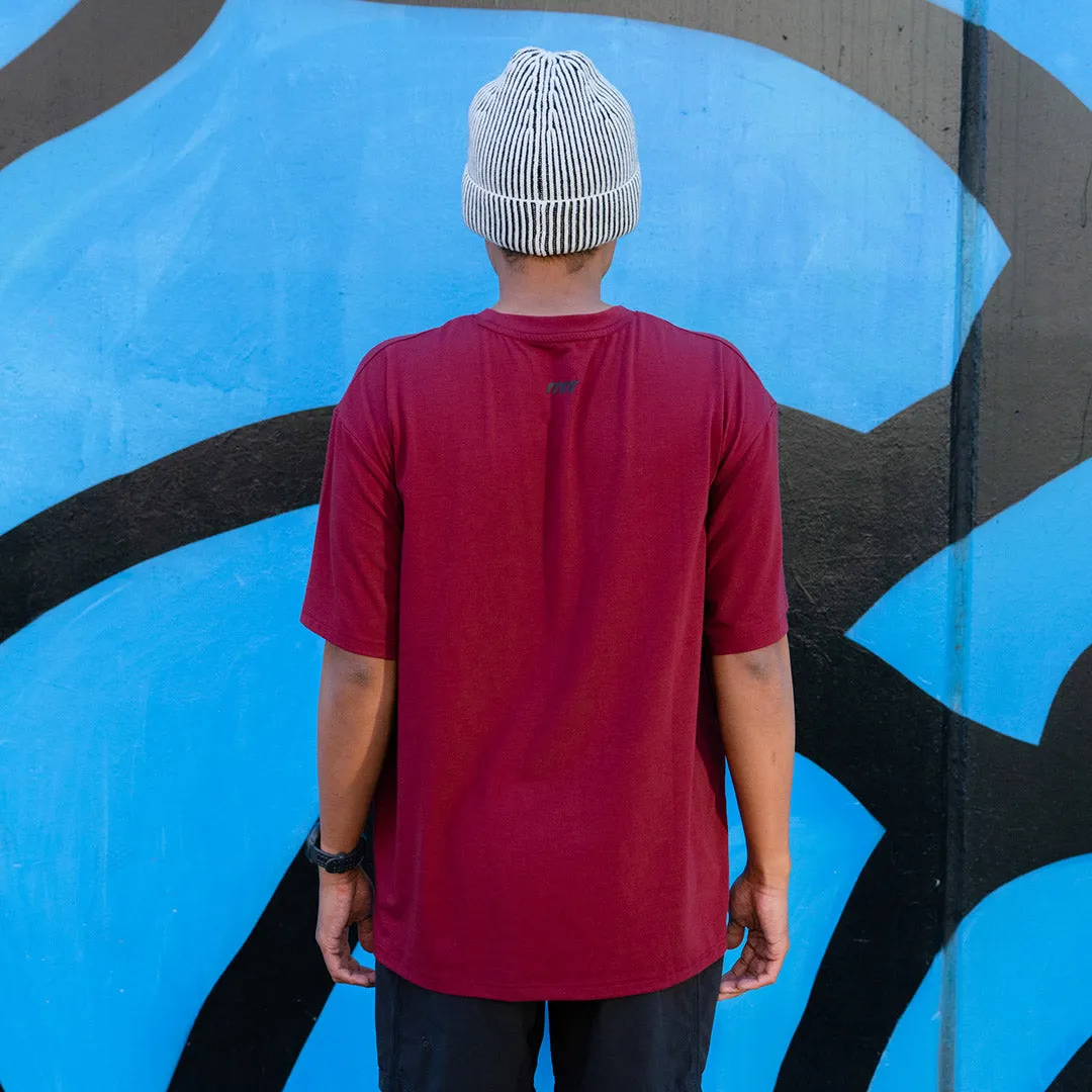 Men's Running Tee- Cabernet sold by rnnr product image thumbnail 5